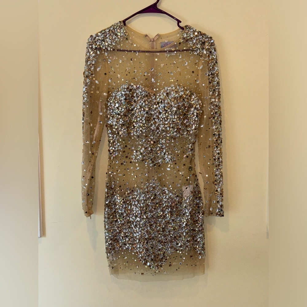 Jovani diamond dress